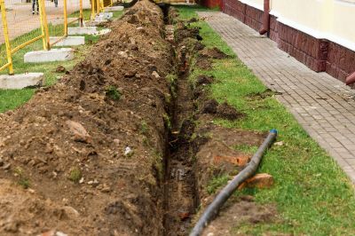 Drainage Ditch Construction