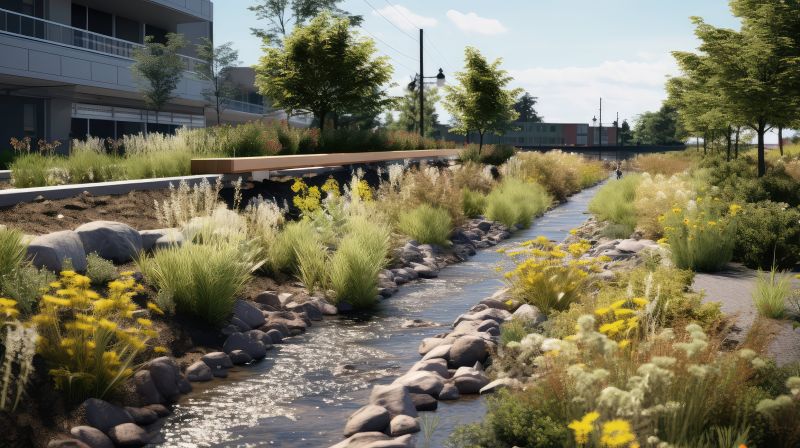 Completed Drainage System