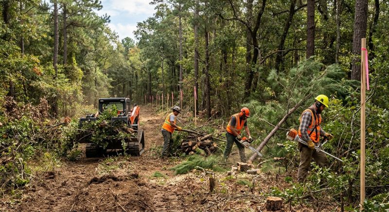 Lakefront Property Clearing in Houston, TX