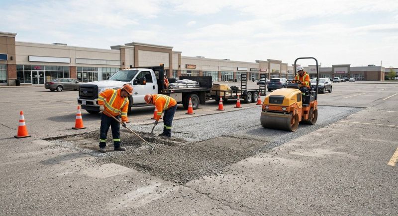 Parking Lot Gravel Repair in Layton, UT